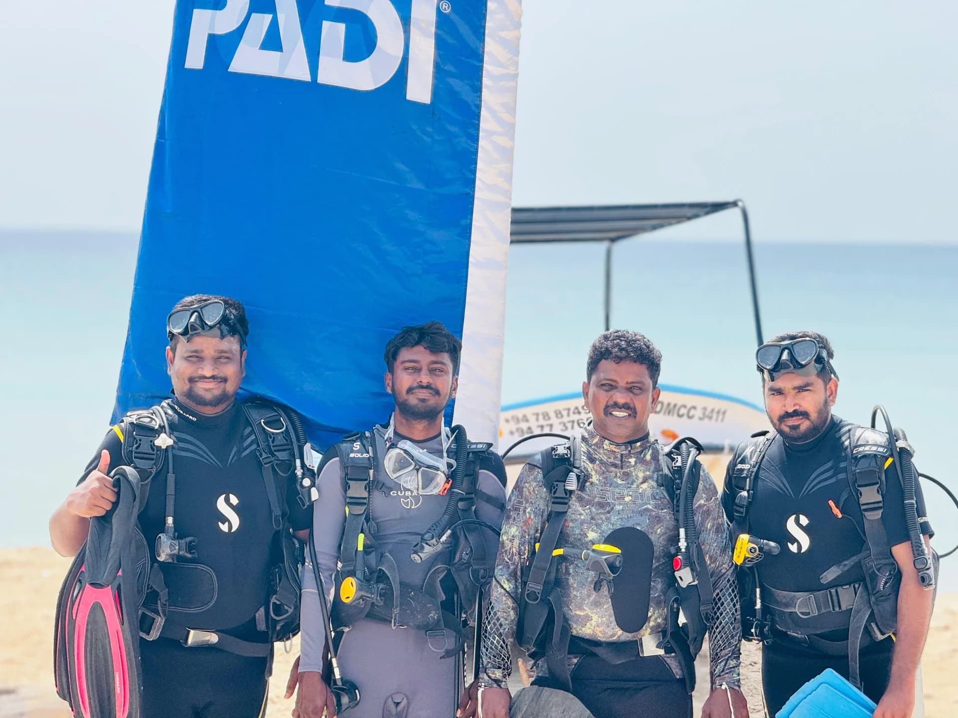 Open Water Diver scuba diving course in Trincomalee, Sri Lanka